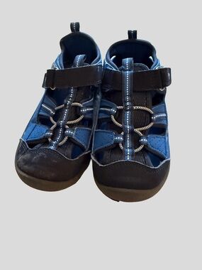 OshKosh B'gosh Kids Everyplay Bump Toe Sandals - Blue/Black - Size 11